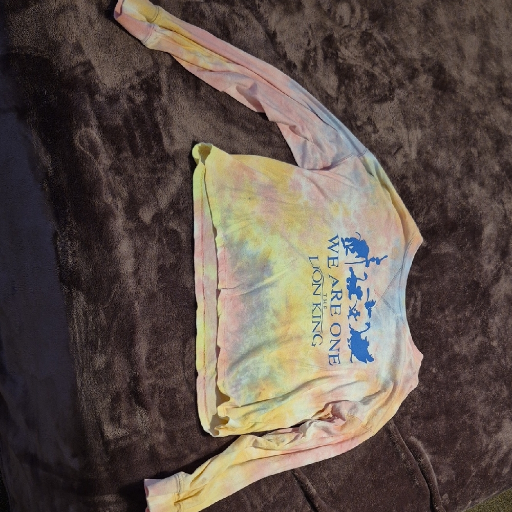 Disney The Lion King Kids Pastel Tie-Dye Long Sleeve Tee
